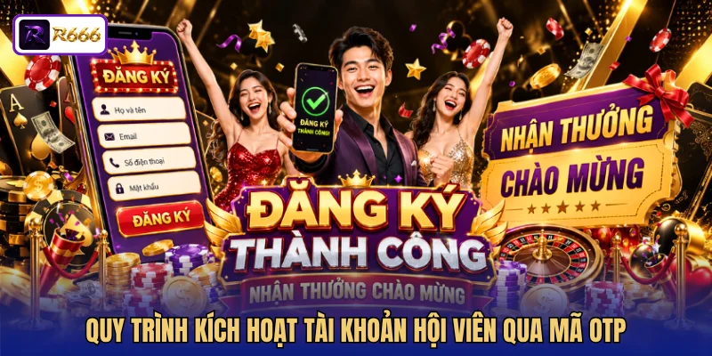 Quy trình kích hoạt tài khoản hội viên qua mã OTP